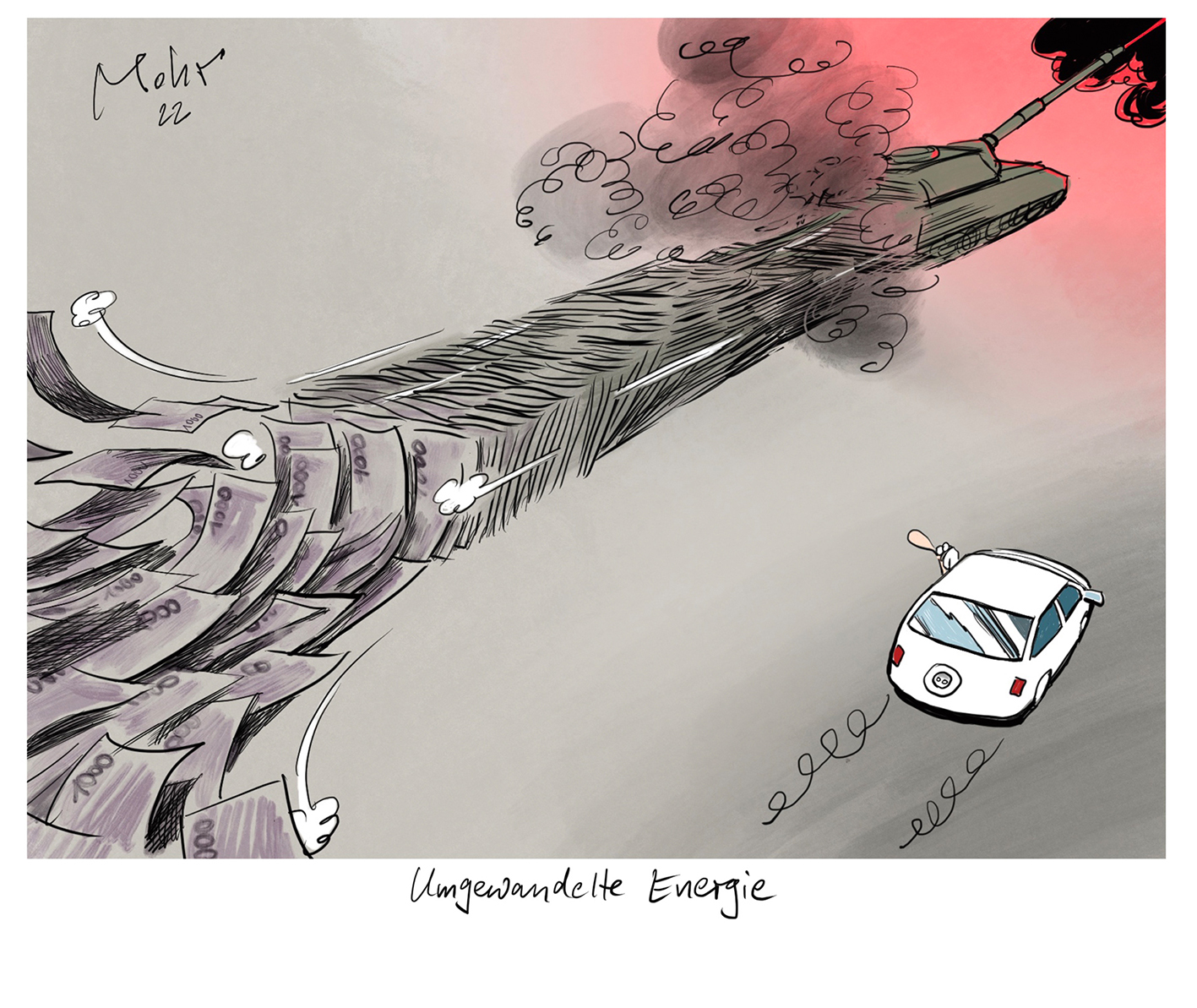 Umgewandelte Energie