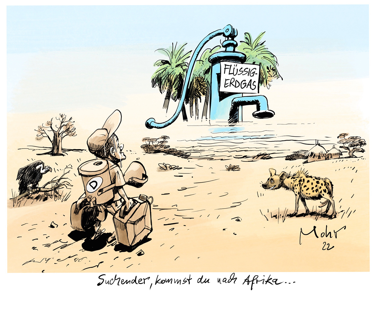 Suchender, kommst du nach Afrika...
