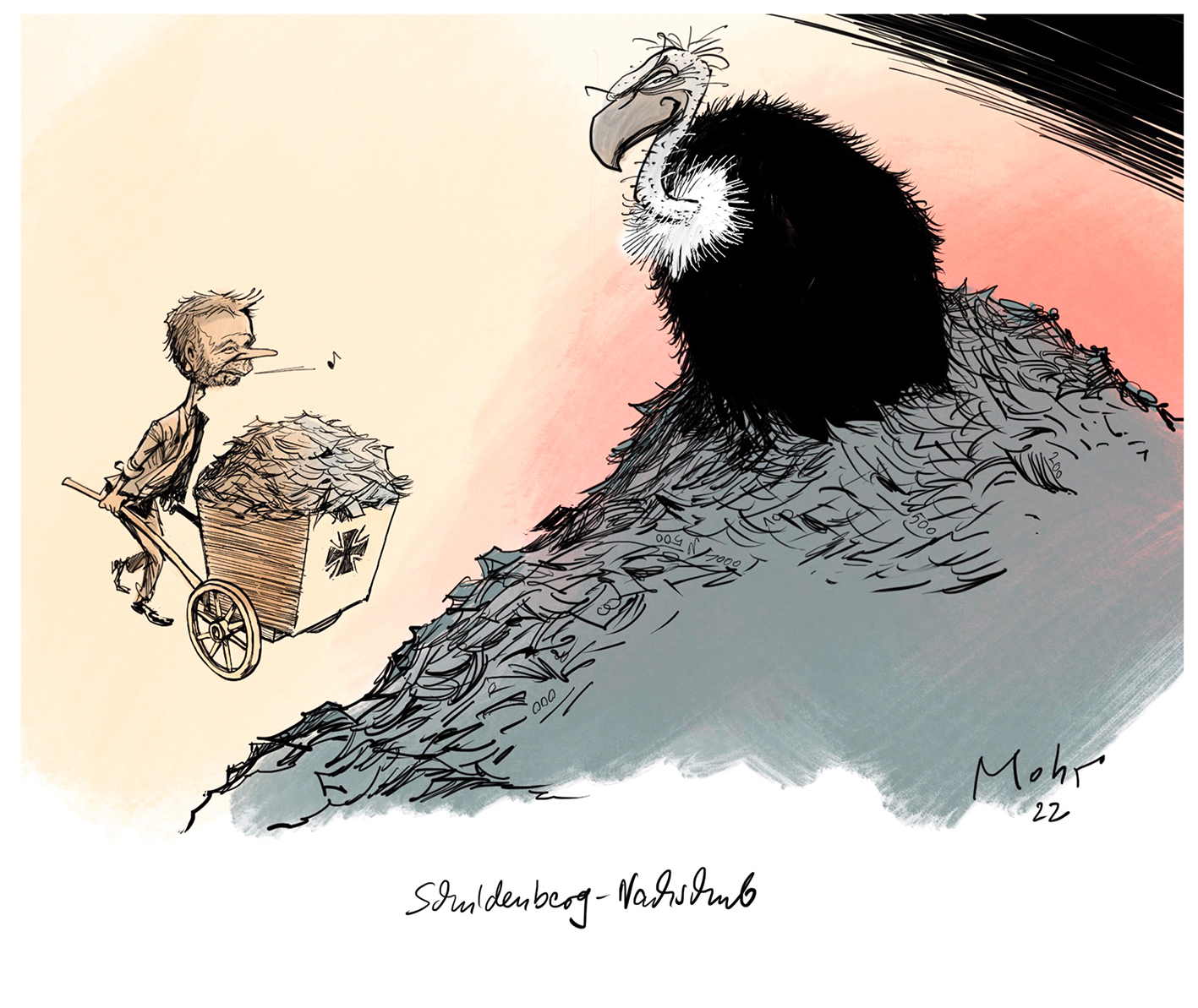 Schuldenberg-Nachschub
