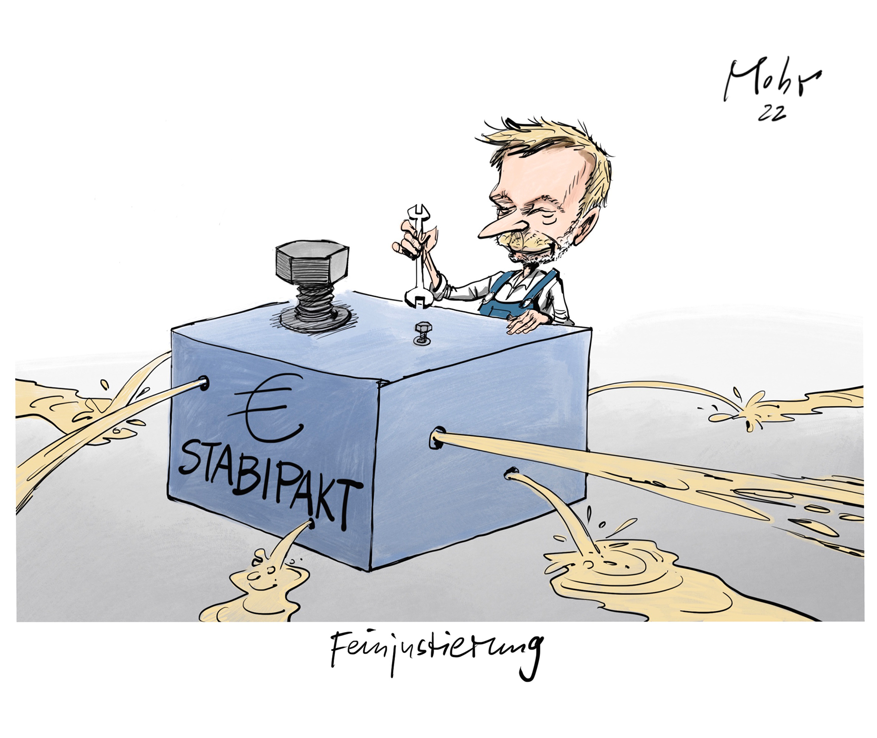 Feinjustiereung
