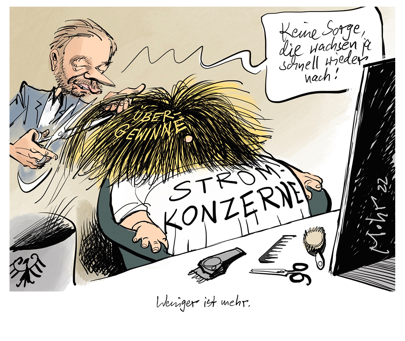 Weniger ist mehr.