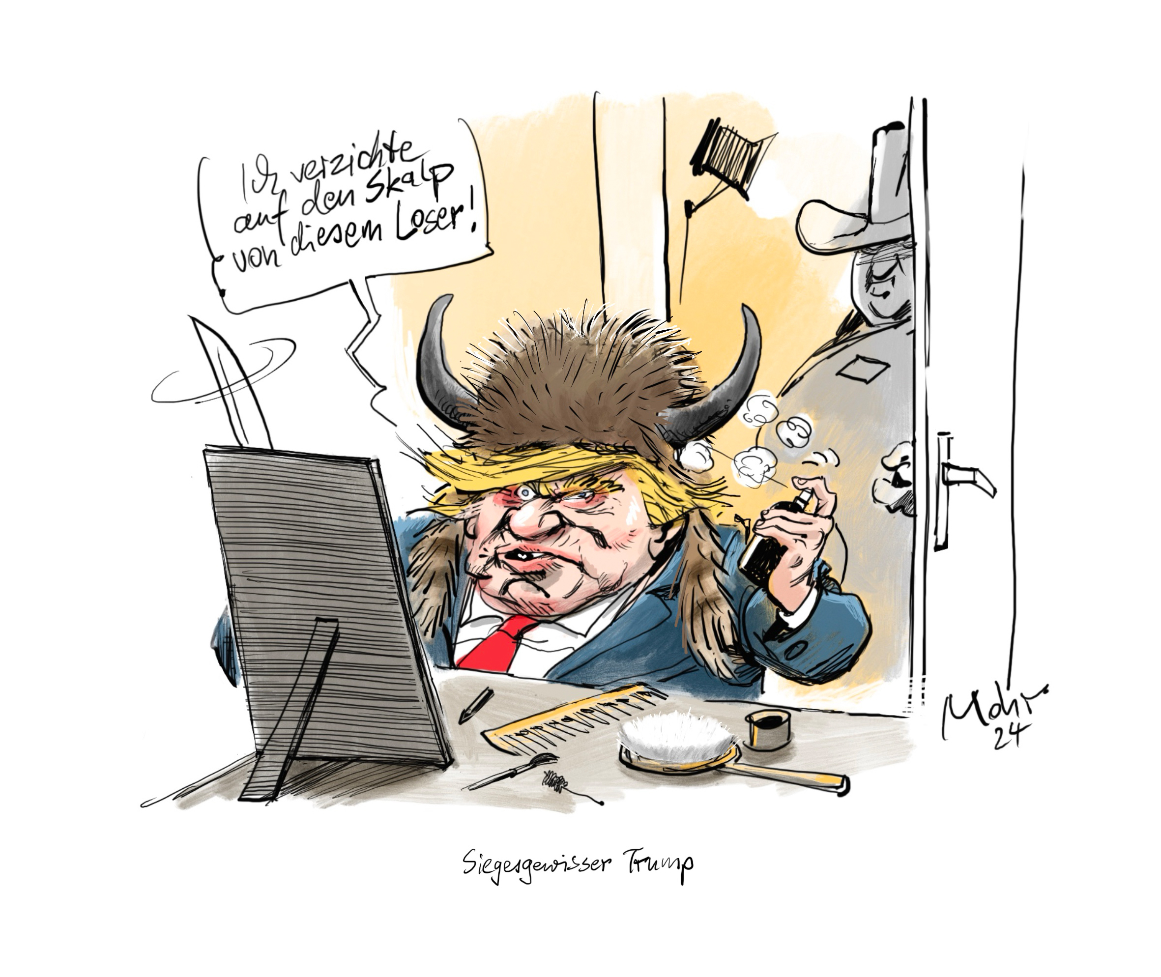 Siegesgewisser Trump