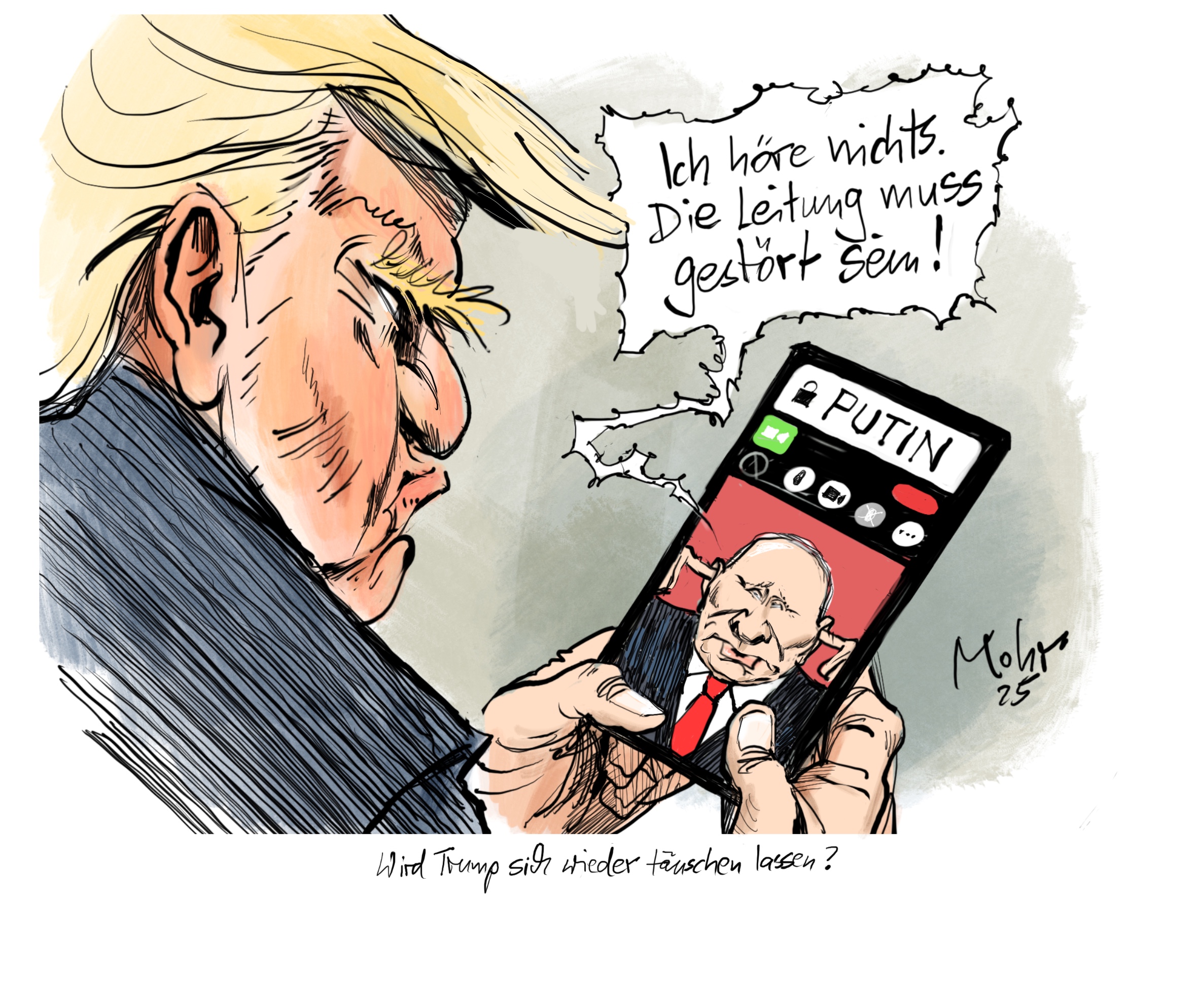 Wird Trump sich wieder täuschen lassen?