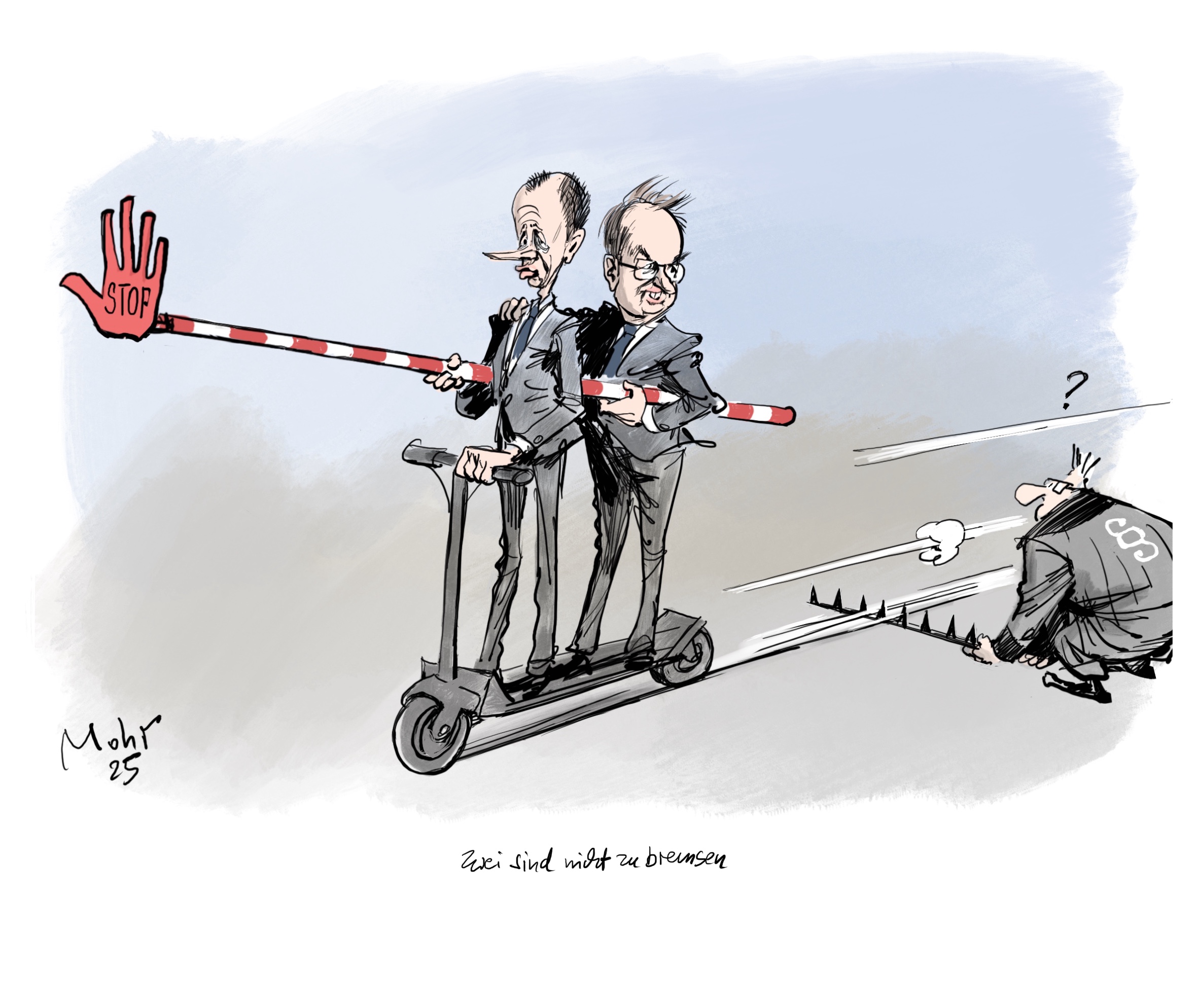 Zwei sind nicht zu bremsen