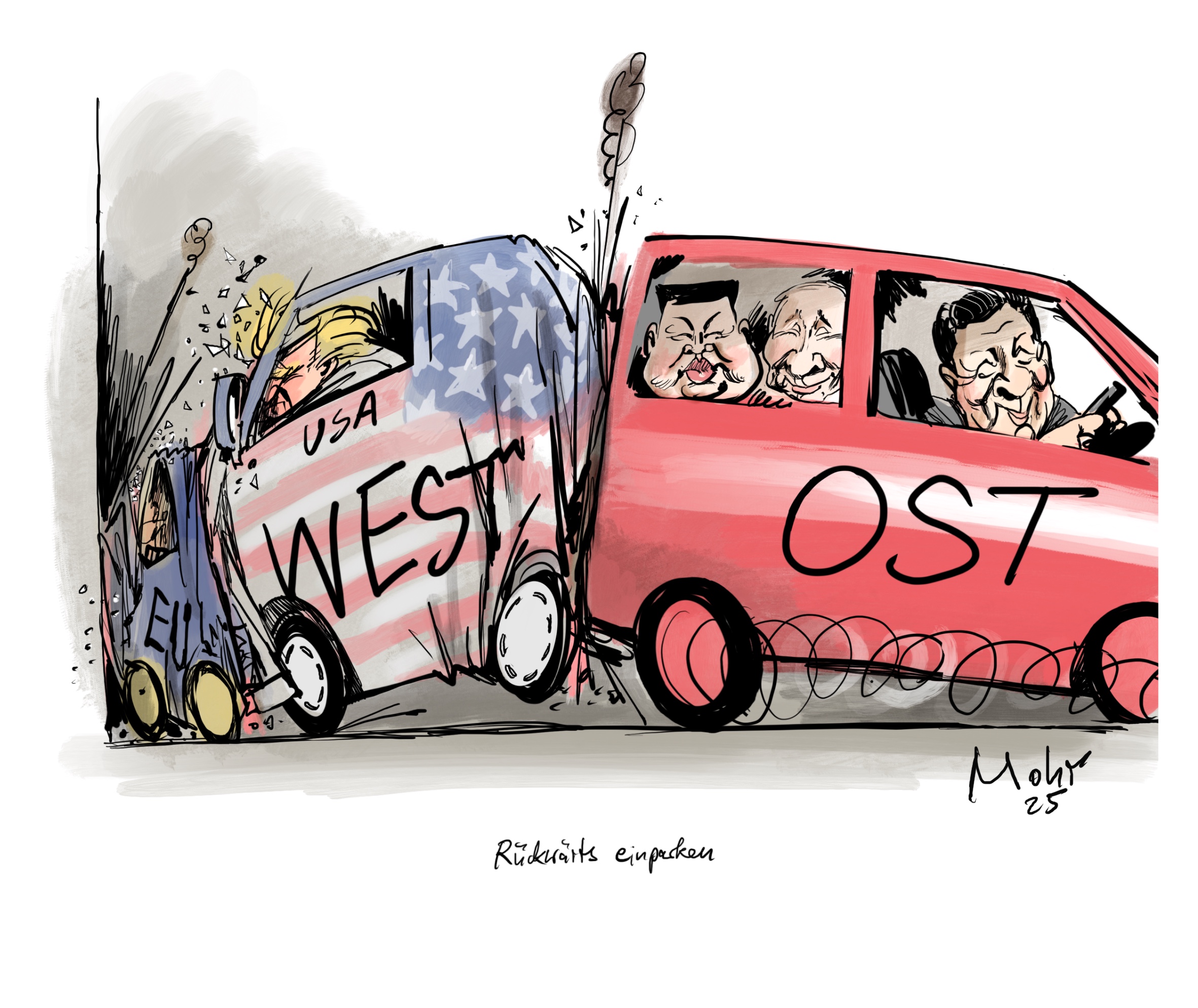 Rückwärts einparken