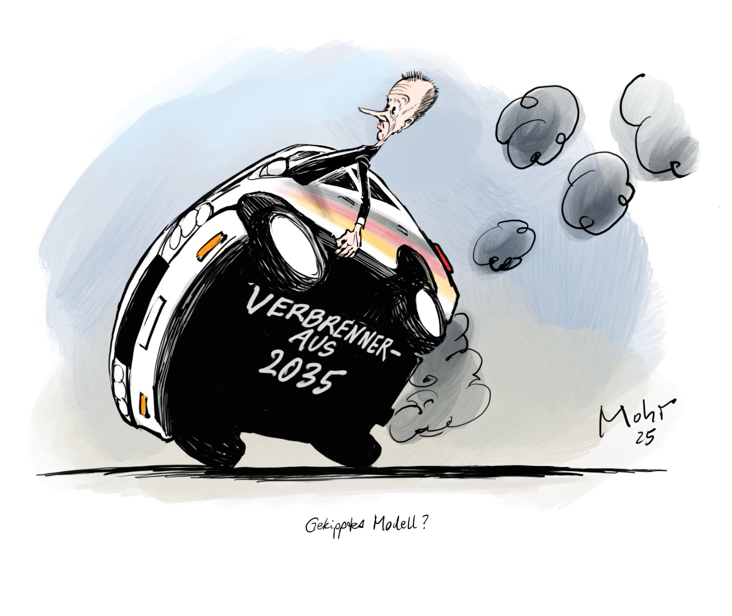 Gekipptes Modell?