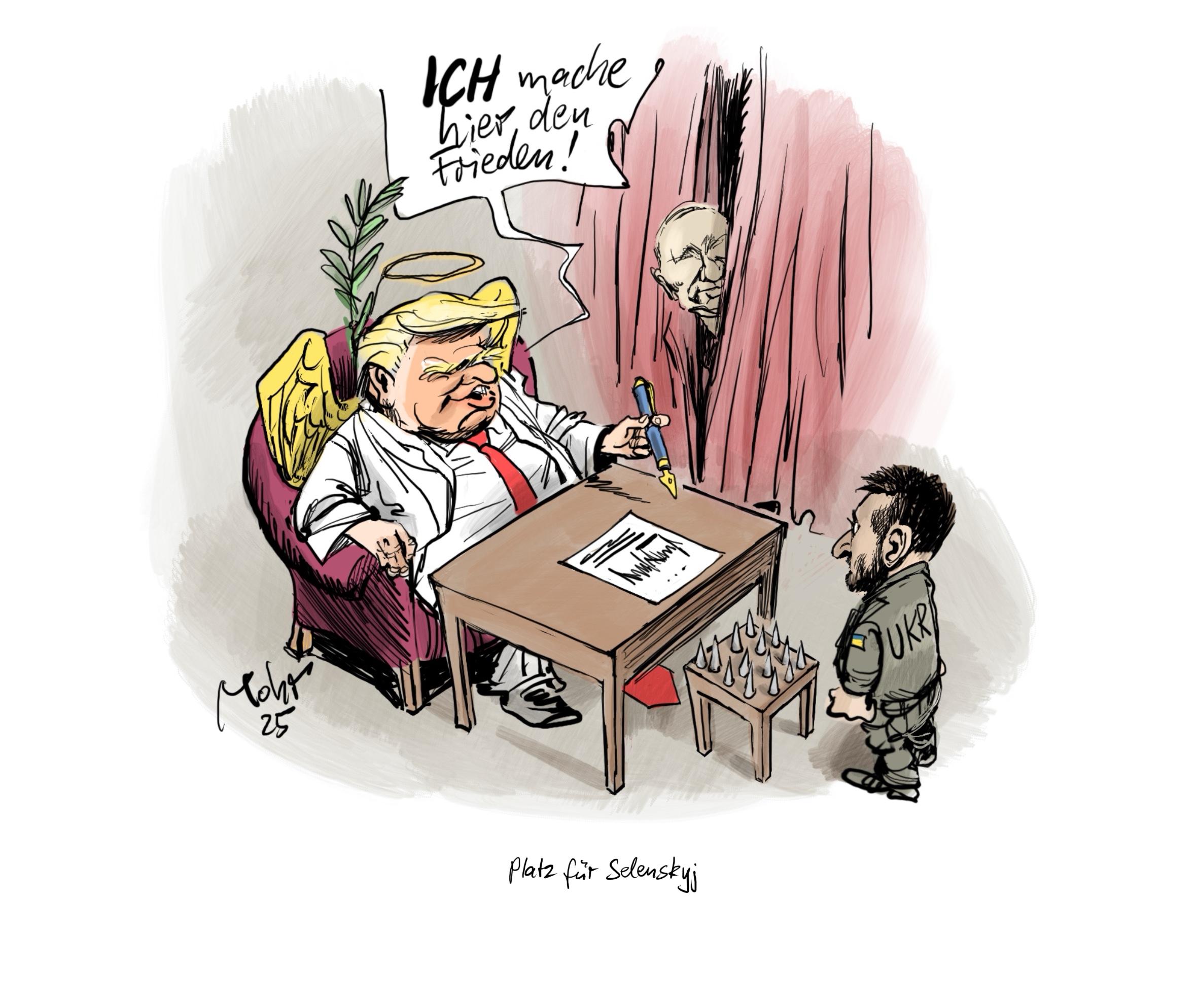 Platz für Selenskyj