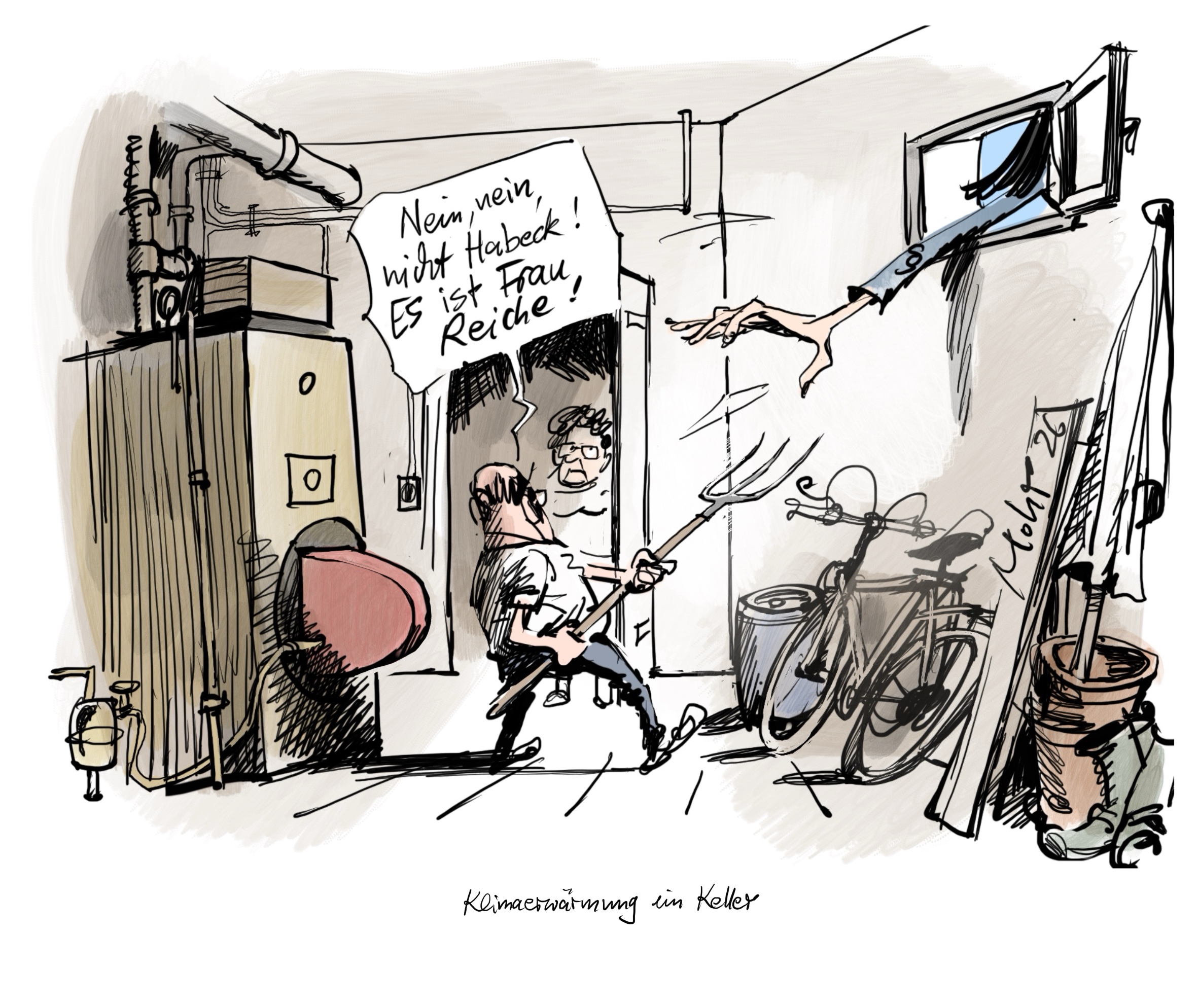 Klimaerwärmung im Keller