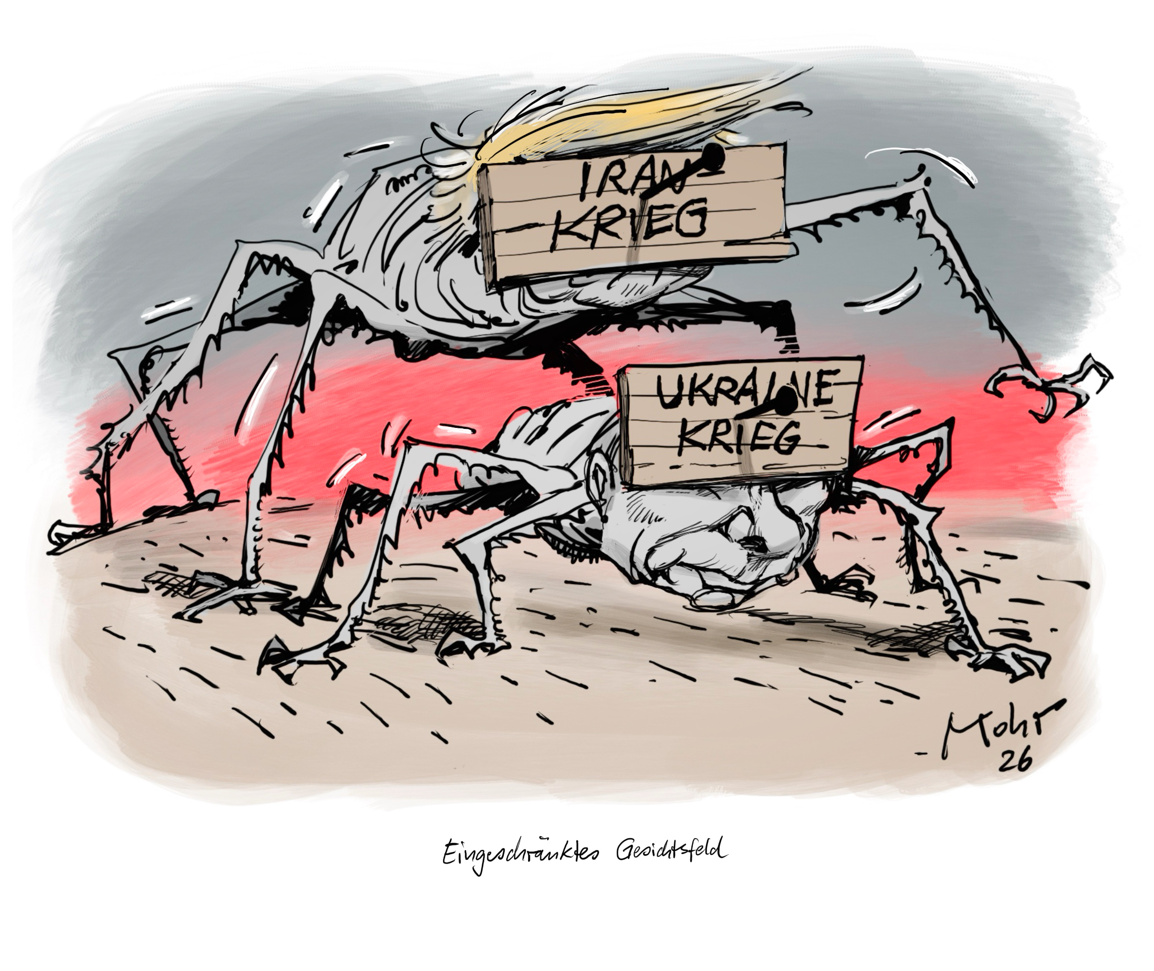 Eingeschränktes Gesichtsfeld