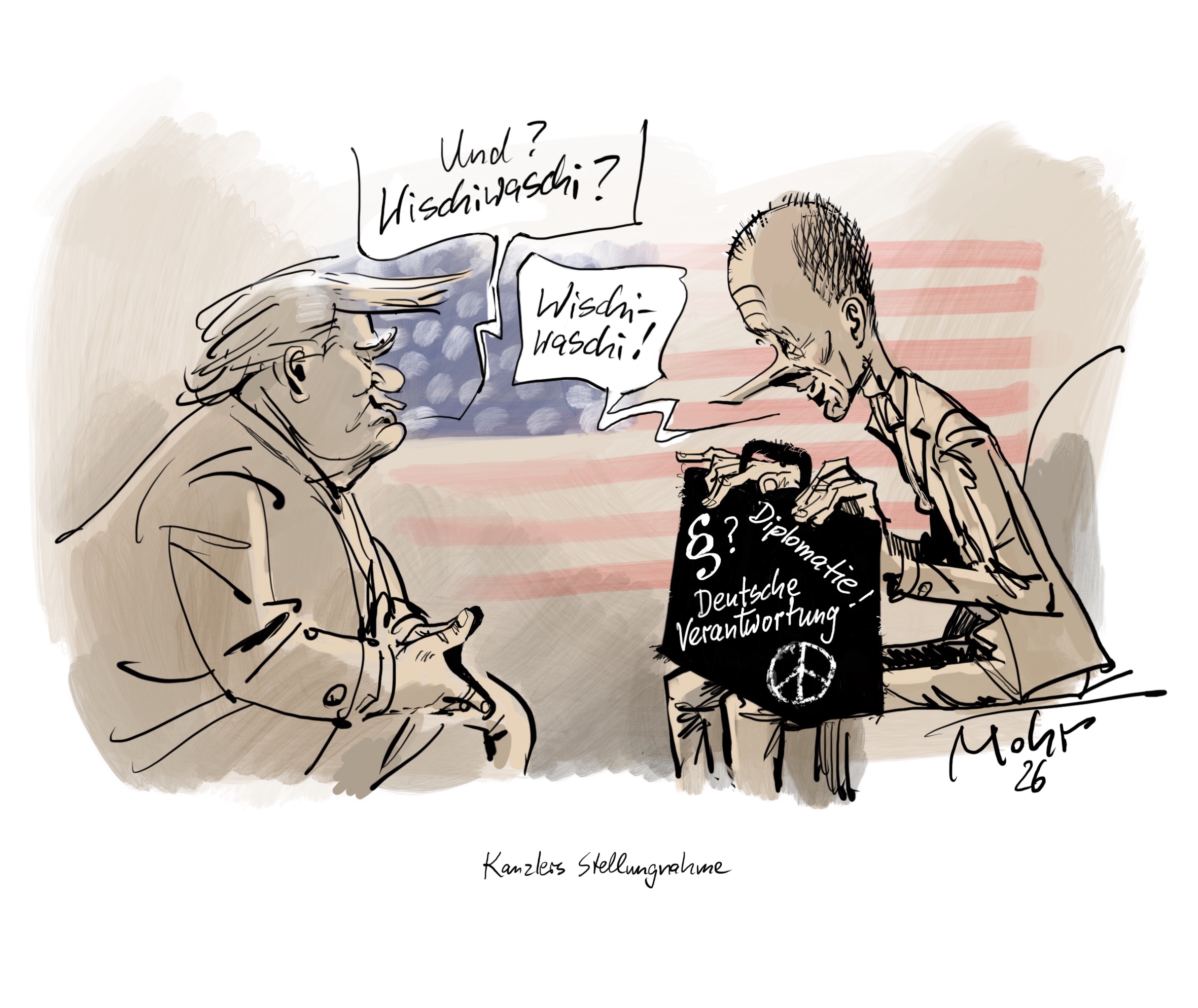 Kanzlers Stellungnahme