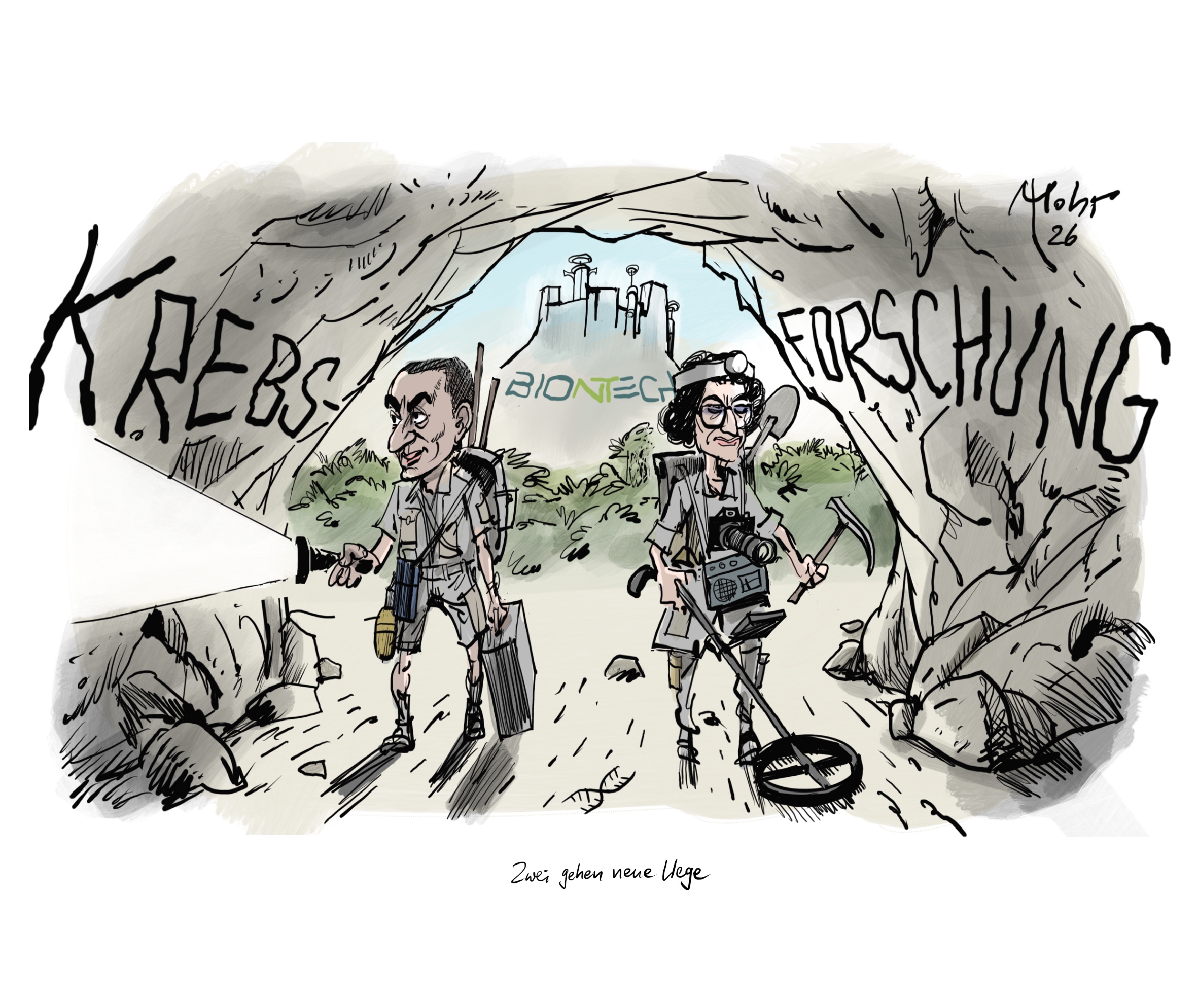 Zwei gehen neue Wege