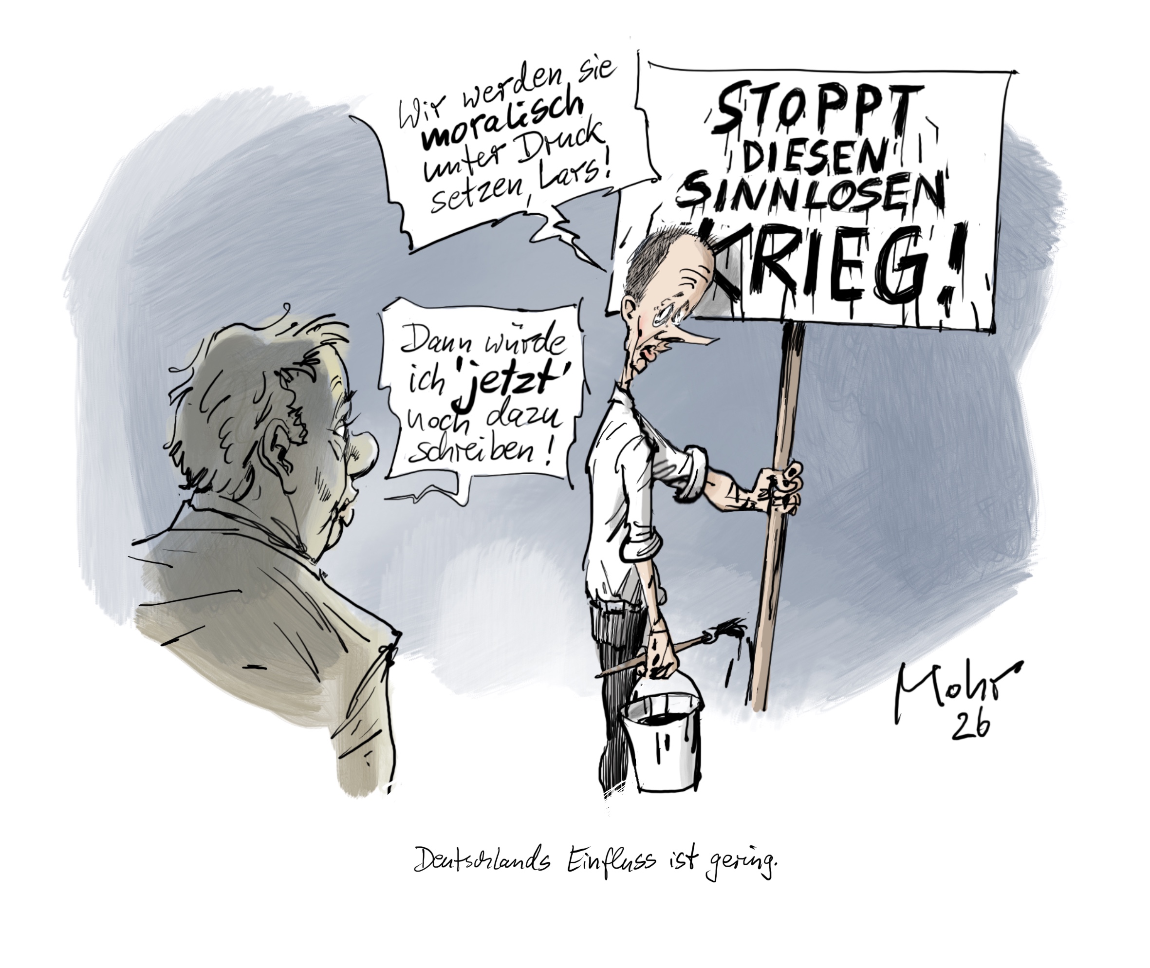 Deutschlands Einfluss ist gering.