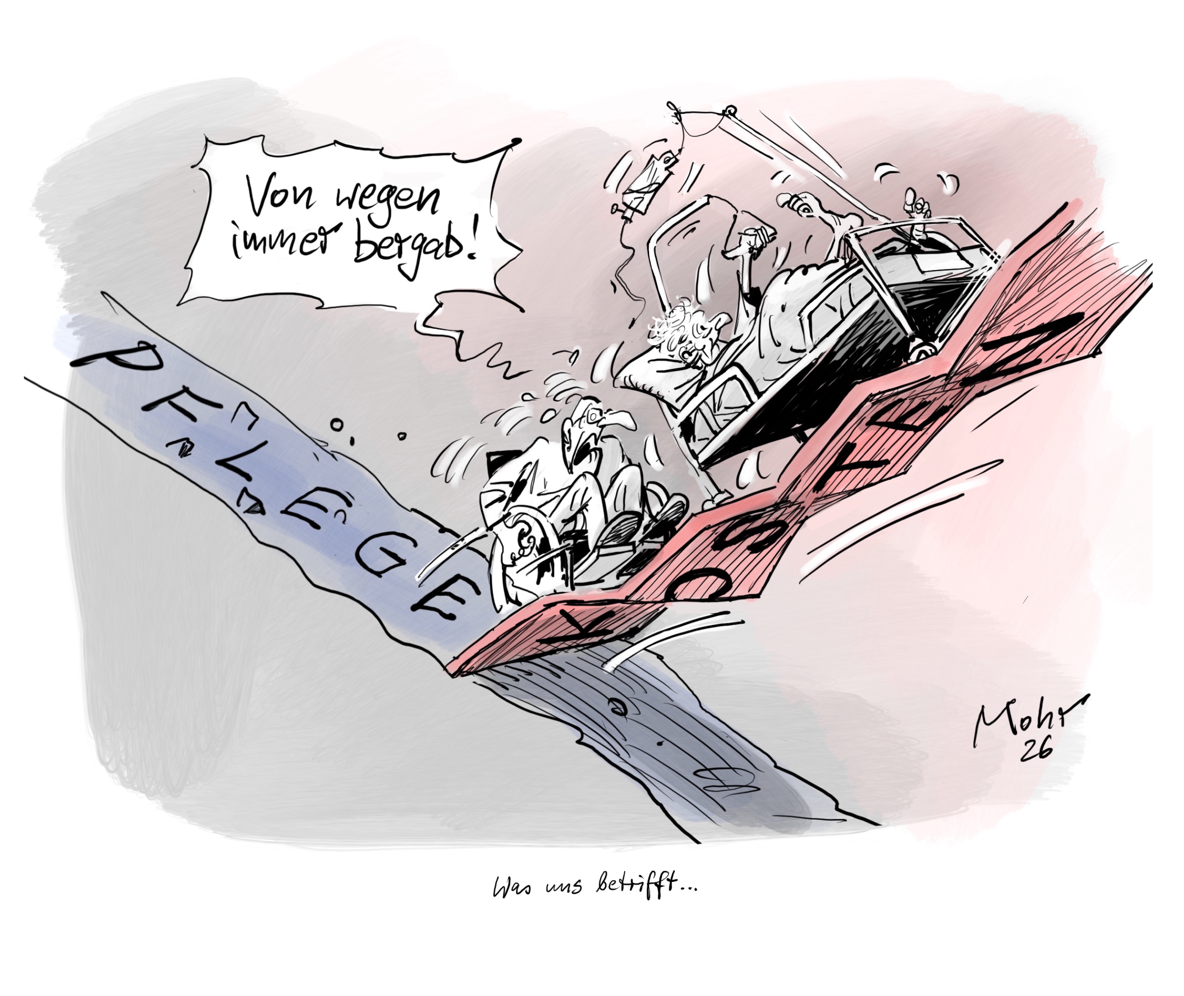 Was uns betrifft...