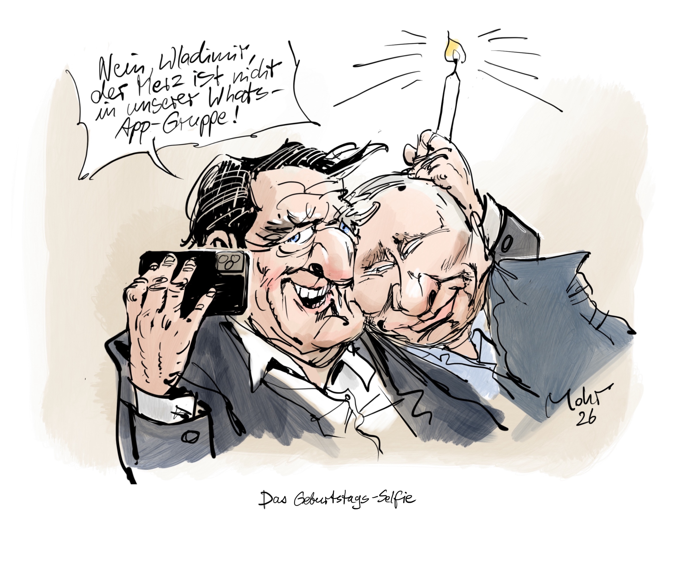 Das Geburtstags-Selfie