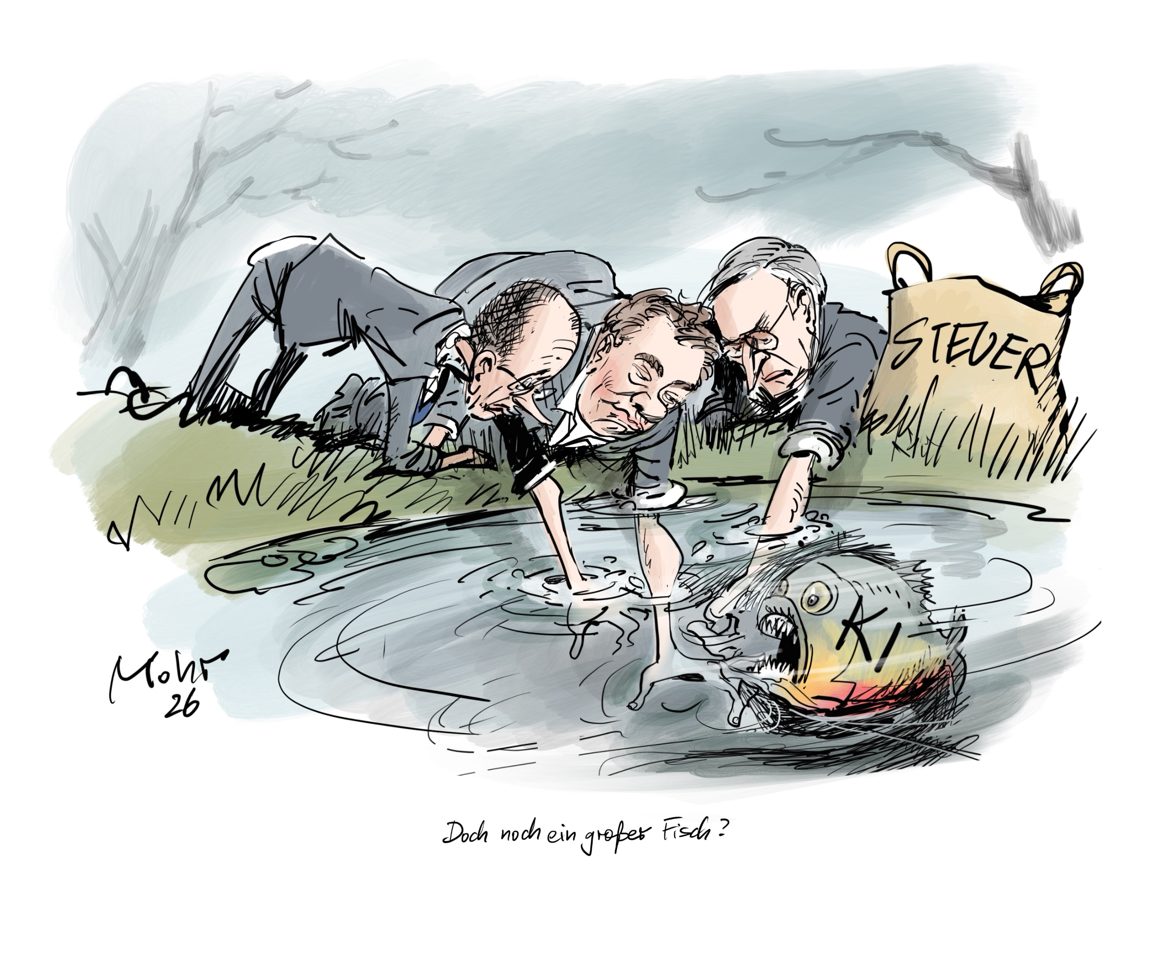 Doch noch ein großer Fisch?